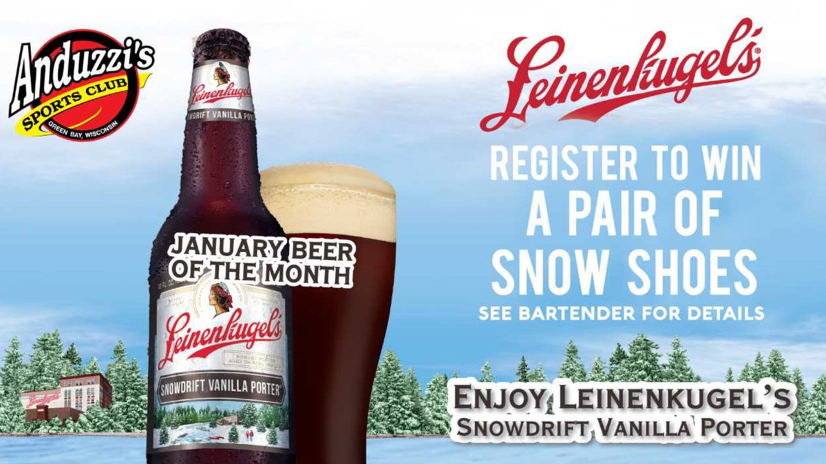 Leinie's Snowdrift Vanilla Porter contest poster