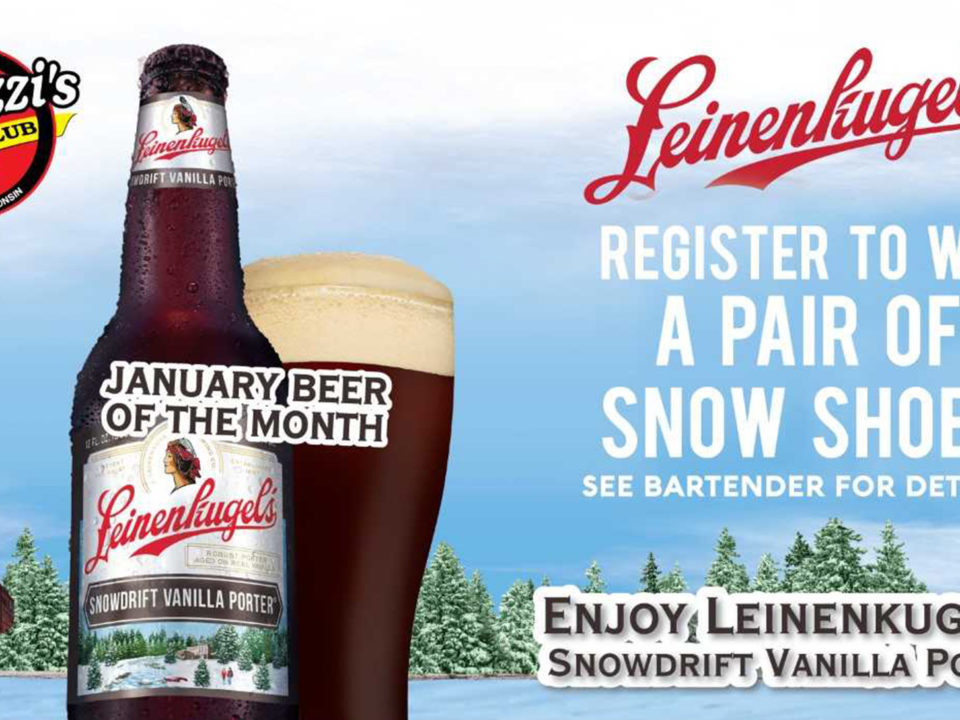 Leinie's Snowdrift Vanilla Porter contest poster